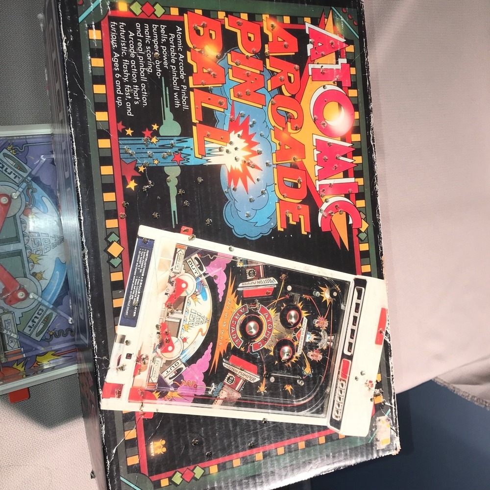 1979 Atomic Arcade Pinball Game Japan By Tomy Parker PARTS ONLY